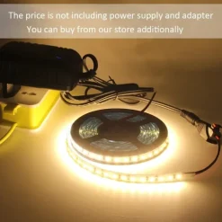 10m LED Strip Light Low Voltage Strip Light 12V 24V LED Strip SMD 2835 6000K 3000K 4500K Stripe Flex Tape Light 120LEDs/M IP20 LED Strip Light Ribbon Home Decor Light