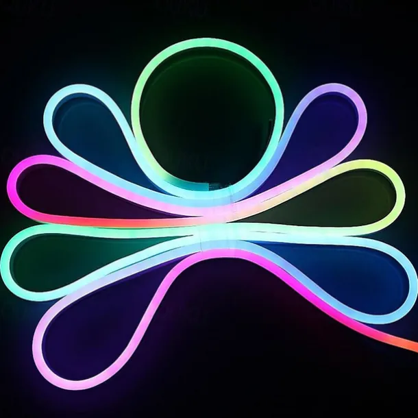 10m LED Strip Lights Flexible LED Light Strips 1200 LEDs 1 Set White Red Blue Creative TV Background Neon Electroluminescent Wire 220 V