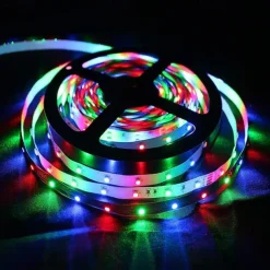 5m LED Strip Lights RGB Tiktok Lights 300 LED 2835 SMD RGB Tape Lights Light Sets Self Adhesive Multicolor for Room Kitchen TV Festival Illumination with Remote 12V