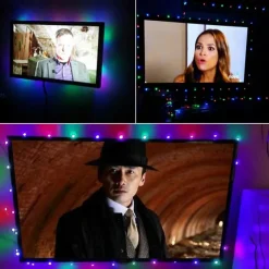 2M 20LED USB Powered Gypsophila String Lights, Warm White/Red Cuttable Design, Outdoor Garden String Lights Christmas Courtyard Decoration