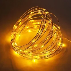 2M 20LED USB Powered Gypsophila String Lights, Warm White/Red Cuttable Design, Outdoor Garden String Lights Christmas Courtyard Decoration