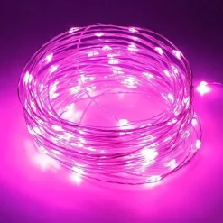 2M 20LED USB Powered Gypsophila String Lights, Warm White/Red Cuttable Design, Outdoor Garden String Lights Christmas Courtyard Decoration