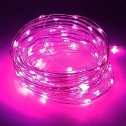 2M 20LED USB Powered Gypsophila String Lights, Warm White/Red Cuttable Design, Outdoor Garden String Lights Christmas Courtyard Decoration