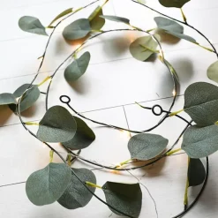 2M 20LEDs Eucalyptus Vine LED String Light Battery Operation Christmas Room Decoration Rattan Lights Valentine's Day Decoration Fairy Lights