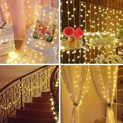 10m 80LEDs Globe String Lights Mini Ball with Remote Control LED Christmas Light Ball String Lights 10m 80LED 8 Modes Lighting Waterproof Fairy Lights Wedding Party Garden Bedroom Home Decoration