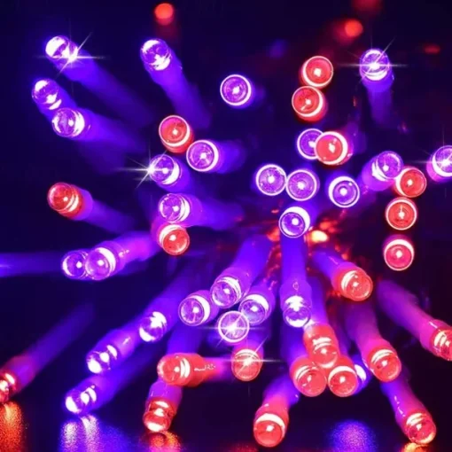 50M 100M Garland Christmas Tree Fairy Lights 400 800Led String Light IP65 Waterproof Chain Outdoor Garden Yard Garland Wedding Party Holiday Landscape Decoration Lighting Blue Colorful DC31V EU US AU UK Plug