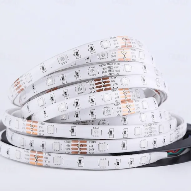 20m 15m 10m LED Strip Light Waterproof RGB Bluetooth APP Control Music Sync 5050 SMD Color Changing Backlight Home Party Decoration