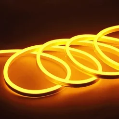 1m Neon Strip Lights 120 LEDs 2835 SMD 1pc Warm White White Yellow Waterproof Cuttable Decorative 12 V