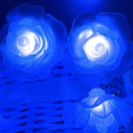 3M Rose String Lights 20 LEDs, Valentines USB Powered Fairy String Lights Warm White, Cold White, RGB for Wedding Decorative Lights, Indoor & Outdoor Decor