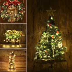 2m Wine Bottle String Lights 6pcs 20 LEDs Warm White White Red Creative Decoration for Party Holidays Christmas Tree Light up