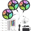 15M 3x5M WIFI Smart LED Light Strips Kit Waterproof RGB Tiktok Lights 450 LEDs 5050 Phone Controlled LED Strip KitTimer LED Tape LightWorks with Android iOS and Google Home