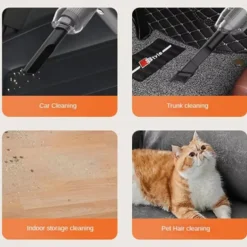 2000mA Strong Suction Vacuum Cleaner Portable Handheld Mini Wireless Vacuum Cleaner Home Appliance For Car Home Office