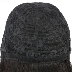 Machine Made Wig Black Straight Human Hair 150% Density For Black Women