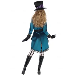 Mad Hatter Halloween Dress Cosplay Costume Alice in Wonderland Sexy Costume Adults' Women's Halloween Carnival World Book Day Performance Party Stage Easy Halloween Costumes Dress Up