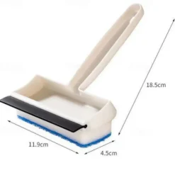 Magic Window Glass Cleaning Brush Double-sided Sponge Wiper Scraper Bathroom Wall Shower Squeegee Mirror Scrubber Tools