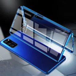 Magnetic Case For Huawei P40 Pro P30 Pro P20 Pro Mate 20 Pro 360 Protection Anti-Explosion Double Sided Tempered Glass Phone Case for Huawei P Smart Z