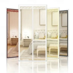 Magnetic Screen Door Portable, Fly Or Bug Screen Magnetic, Doorway For Sliding Door,Garage,Patio,Kitchen,Living,Window Room,Bedroom,Bar,Pet and Kid Easy Entry