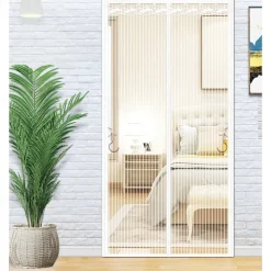 Magnetic Screen Door Portable, Fly Or Bug Screen Magnetic, Doorway For Sliding Door,Garage,Patio,Kitchen,Living,Window Room,Bedroom,Bar,Pet and Kid Easy Entry