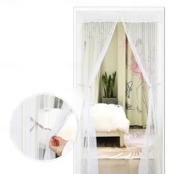 Magnetic Screen Door Portable, Fly Or Bug Screen Magnetic, Doorway For Sliding Door,Garage,Patio,Kitchen,Living,Window Room,Bedroom,Bar,Pet and Kid Easy Entry