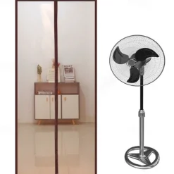 Magnetic Screen Door Portable, Fly Or Bug Screen Magnetic, Doorway For Sliding Door,Garage,Patio,Kitchen,Living,Window Room,Bedroom,Bar,Pet and Kid Easy Entry