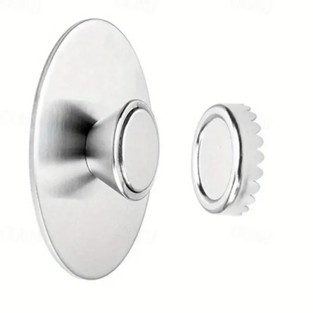 Magnetic Soap Holder Self Draining,Bar Soap Holder for Shower Wall, Stainless Steel Soap Savers for Bar Soap, Kitchen/Bathroom Soap Dishes, Easy Clean Soap Holders for Shower