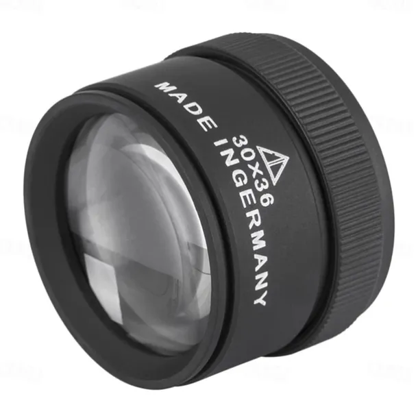 Magnifier Portable Handheld 30 X Reading Inspection 40 mm Metal Adults'