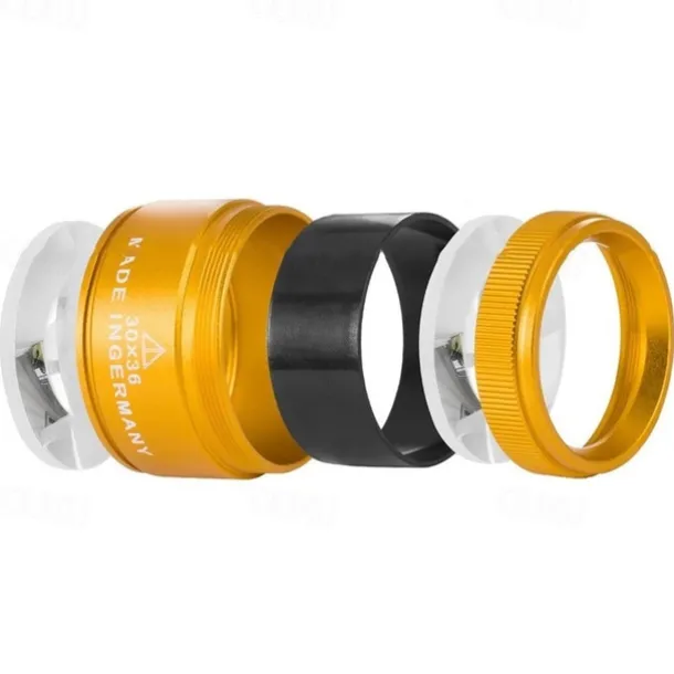 Magnifier Portable Handheld 30 X Reading Inspection 40 mm Metal Adults'