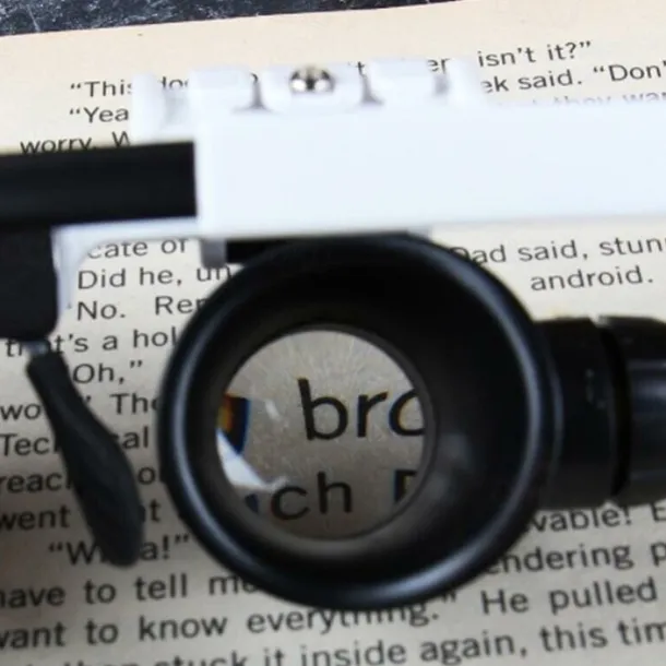 Magnifying Glasses 8X 15X 23X Magnifier LED Headband Glass Eye Magnifying Repair Tool Watchmaking Coin Stamp Currency Book Errors Jewelry Necklace Magnifier Glasses Beading Biology Loupe Microscope