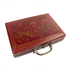 Mahjong Classic Game With Wood Storage Case Family Game For 4 Players Entertainment Best Gift