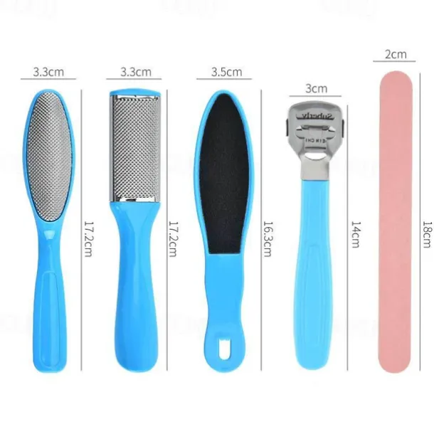 Manicure Set 20 in 1 Stainless Steel Professional Pedicure Kit Nail Scissors Grooming Kit with Black Leather Travel Case