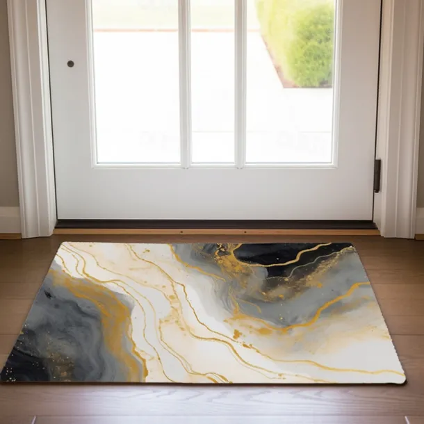Marble Pattern Doormat Floor Mats Washable Rugs Kitchen Mat Non-Slip Oil Proof Rug Indoor Outdoor Mat Bedroom Decor Bathroom Mat Entrance Rug