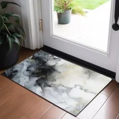 Marble Pattern Doormat Floor Mats Washable Rugs Kitchen Mat Non-Slip Oil Proof Rug Indoor Outdoor Mat Bedroom Decor Bathroom Mat Entrance Rug