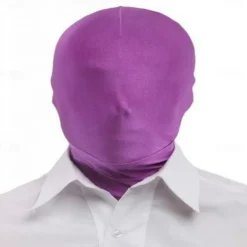 Mask Bodysuit Cosplay Carnival Costume Full Body Suit Men's Women's Cosplay Masks Solid Color Costume for Carnival Masquerade Adults'