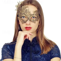 Masquerade Mask for Women Venetian Lace Eye Mask For Party Prom Ball Costume Mardi Gras For Couples