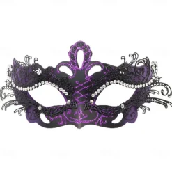 Masquerade Masks Metal Venetian Mardi Gras Party Evening Prom Costume Mask