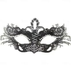 Masquerade Masks Metal Venetian Mardi Gras Party Evening Prom Costume Mask