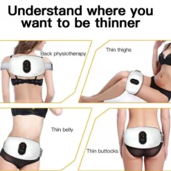 Massage Belt Fitness Vibration Fitness Massager Household Machine Kneading Instrument Fat Remove Shaker Abdominal Muscle Trainer