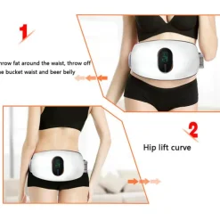 Massage Belt Fitness Vibration Fitness Massager Household Machine Kneading Instrument Fat Remove Shaker Abdominal Muscle Trainer