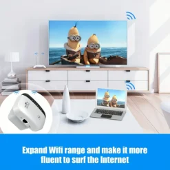 300Mbps WiFi Repeater WiFi Extender Amplifier WiFi Booster Wi Fi Signal 802.11N Long Range Wireless Wi-Fi Repeater Access Point