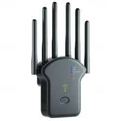 1200Mbps WiFi Repeater Wireless WiFi Signal Repeater Dual-Band 2.4G 5G Network Amplifier WPS Router