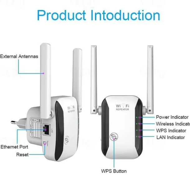 2000/300Mbps Wireless WIFI Repeater 2000Mbps Wifi Extender Long Range Wi Fi Signal Amplifier Wi-fi Booster Access Point