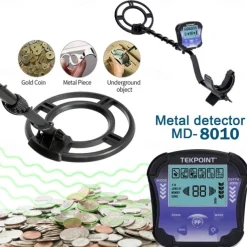 MD8010 Profession Underground Metal Detector Depth Pinpoint Detector High Sensitivity Metal Hunter Gold Digger Treasure Hunter