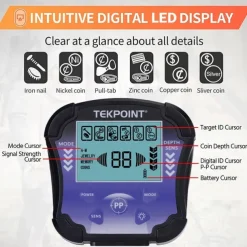 MD8010 Profession Underground Metal Detector Depth Pinpoint Detector High Sensitivity Metal Hunter Gold Digger Treasure Hunter