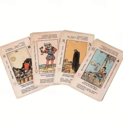 Meaning Tarot Card With Meaning On Them Beginner Tarot Keyword Antiqued Tarot Deck Learn Tarot 78 Cards for Christmas Gifts