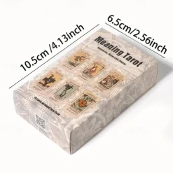 Meaning Tarot Card With Meaning On Them Beginner Tarot Keyword Antiqued Tarot Deck Learn Tarot 78 Cards for Christmas Gifts