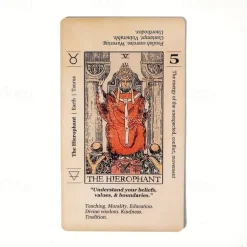 Meaning Tarot Card With Meaning On Them Beginner Tarot Keyword Antiqued Tarot Deck Learn Tarot 78 Cards for Christmas Gifts