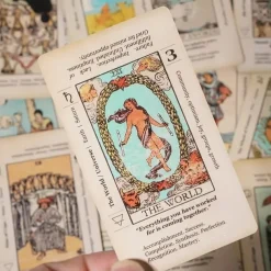 Meaning Tarot Card With Meaning On Them Beginner Tarot Keyword Antiqued Tarot Deck Learn Tarot 78 Cards for Christmas Gifts