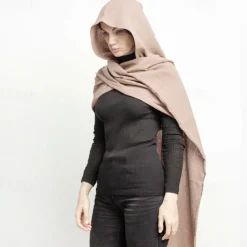 Medieval Renaissance Cape Cosplay Costume Viking Fancy Dress Men's Women's Unisex Viking Fantasy Masquerade Casual Daily Renaissance Fair Adults' Scarf