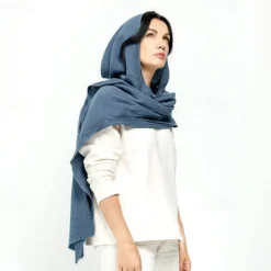 Medieval Renaissance Cape Cosplay Costume Viking Fancy Dress Men's Women's Unisex Viking Fantasy Masquerade Casual Daily Renaissance Fair Adults' Scarf