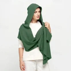 Medieval Renaissance Cape Cosplay Costume Viking Fancy Dress Men's Women's Unisex Viking Fantasy Masquerade Casual Daily Renaissance Fair Adults' Scarf